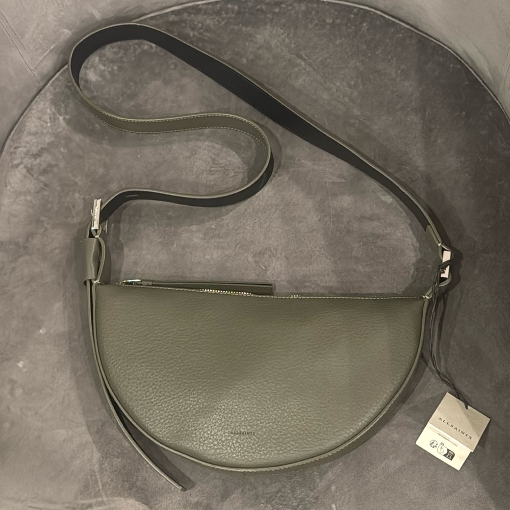 AllSaints Halfmoon Hobo Bag